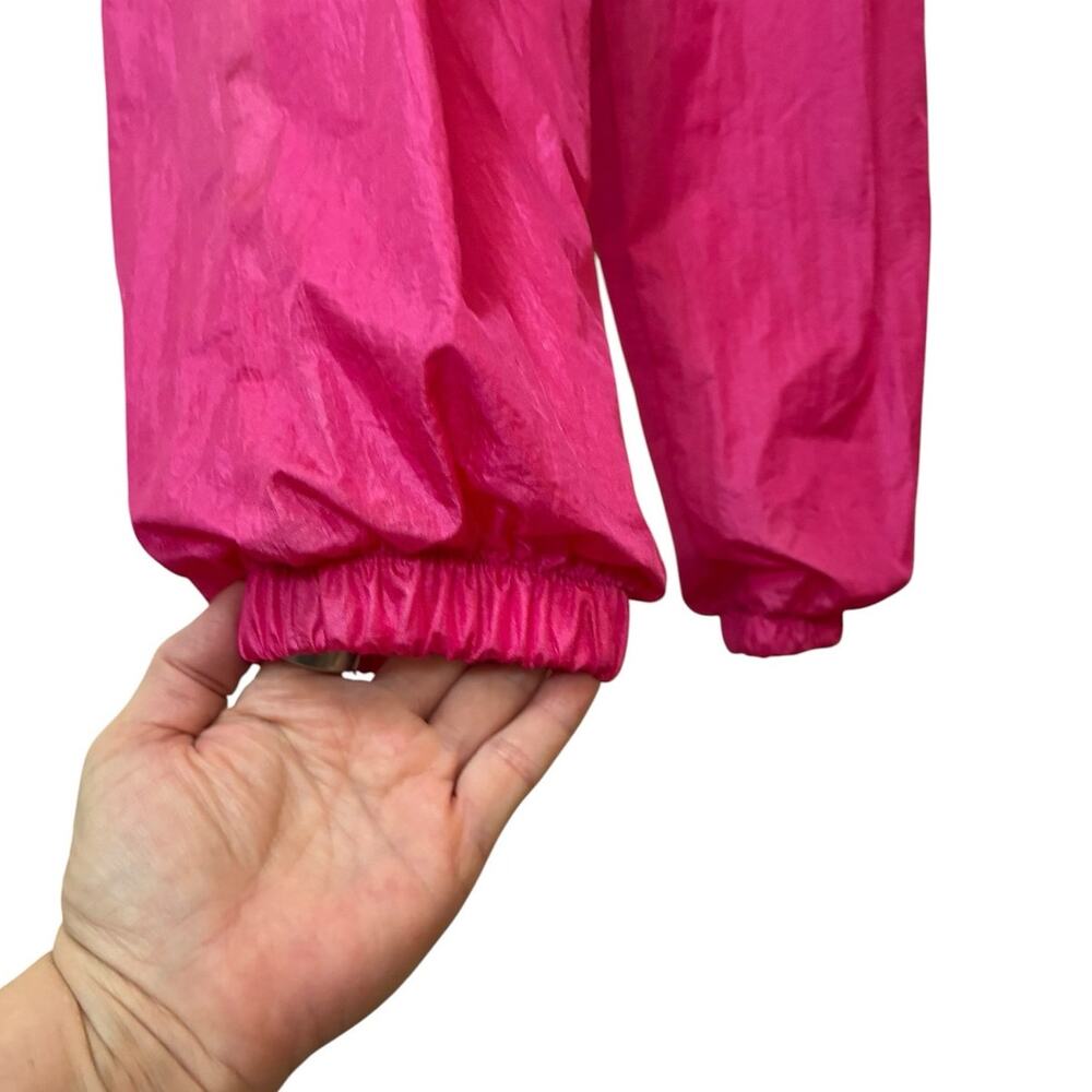 Vtg Pearl River Clothing Co Pink Nylon Track Jogger Pants Youth L 14/Womens XSP - Picture 3 of 8